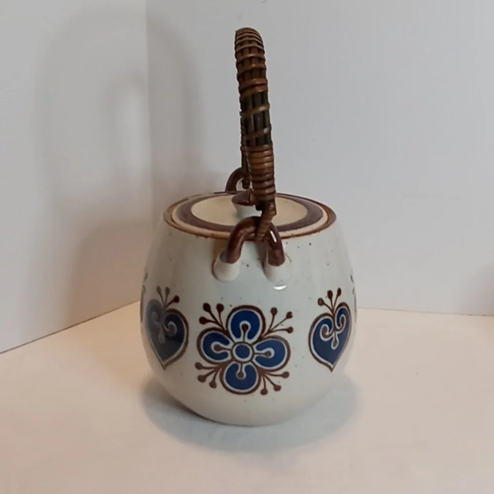 Cottagecore Vintage Handcrafted Otagiri Original Japanese Teapot With Six Cups
